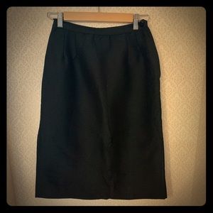 Vintage black pencil skirt